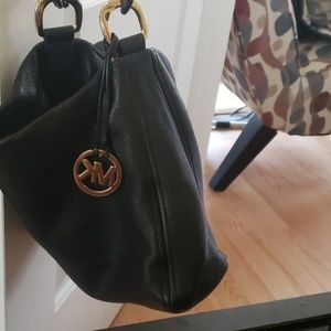 Michael Kors leather with gold accent strap